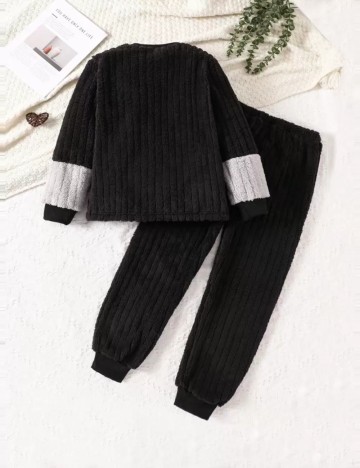 Compleu pijamale Shein, negru