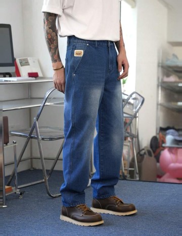 Jeans Shein, albastru