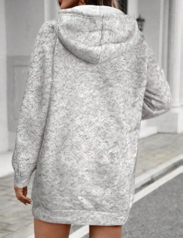 Rochie tip hanorac Shein, gri
