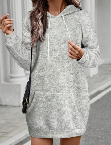 Rochie tip hanorac Shein, gri