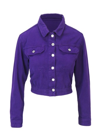 Geacă de blugi Zara, mov
