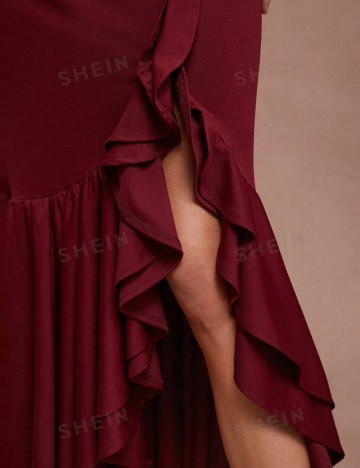 Rochie midi Shein, vișiniu