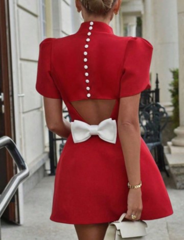 Rochie midi Shein, roșu