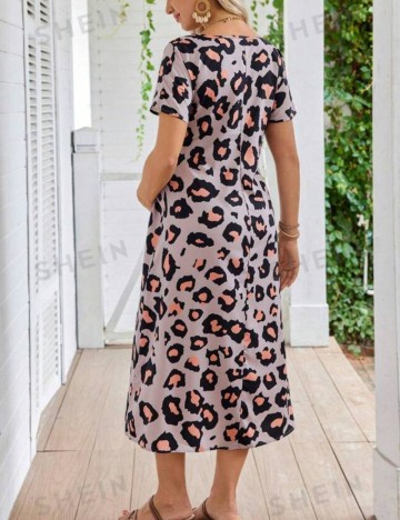 Rochie midi Shein, mix culori