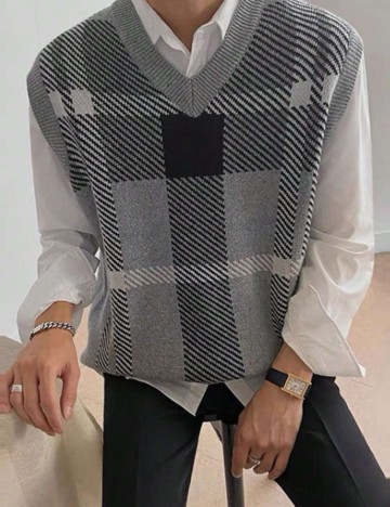 Vestă MANFINITY by Shein, mix culori