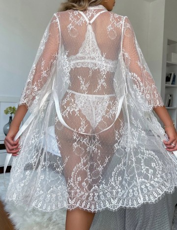 Halat de noapte Shein, alb