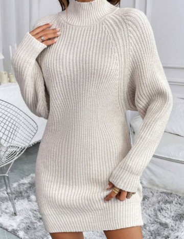 Rochie midi Shein, crem
