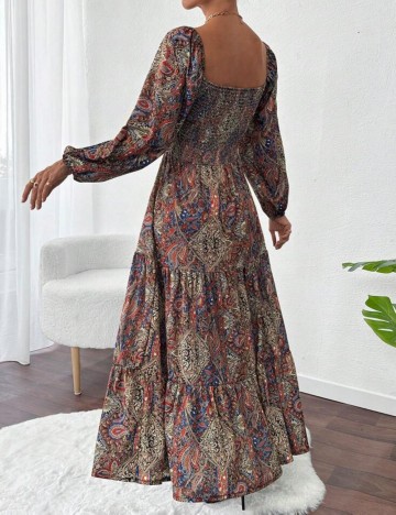 Rochie maxi Shein, mix culori