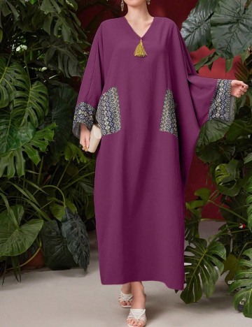 Rochie maxi Shein, mix culori