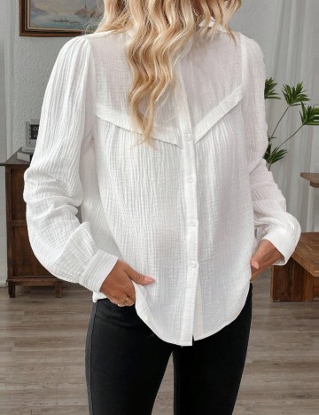 Cămașă Shein, alb