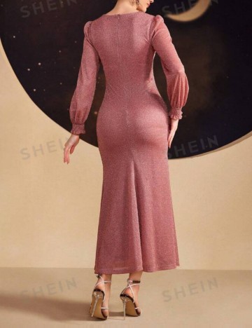 Rochie midi Shein, roz