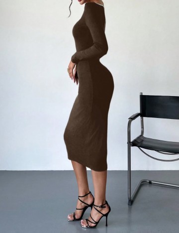 Rochie midi Shein, maro