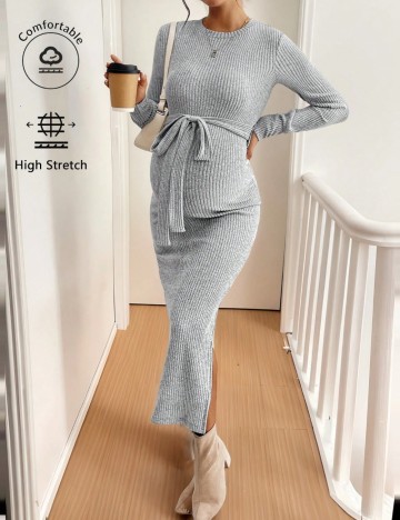 Rochie maxi Shein, gri