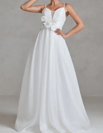 Rochie de ocazie Shein, alb