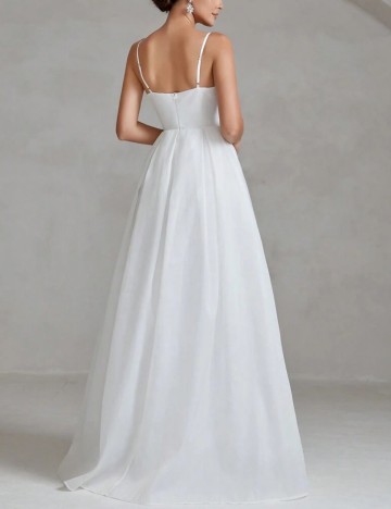 Rochie de ocazie Shein, alb
