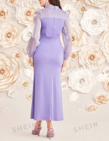 Rochie maxi Shein, mix culori
