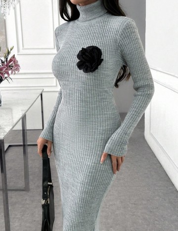Rochie midi Shein, gri