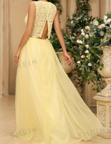 Rochie maxi Shein, galben
