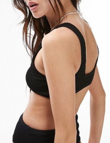 Bustieră de baie Topshop, negru