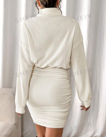 Rochie mini Shein, crem