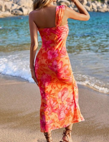 Rochie maxi Shein, mix culori