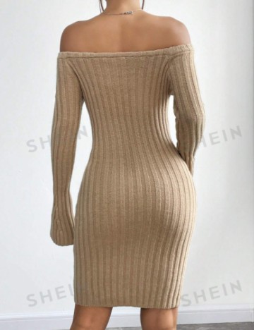 Rochie mini Shein, bej