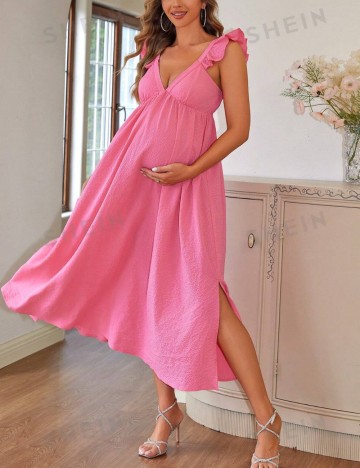 Rochie maxi Shein, roz