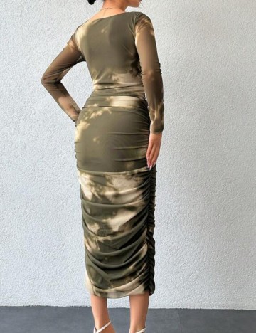 Rochie midi Shein, mix culori