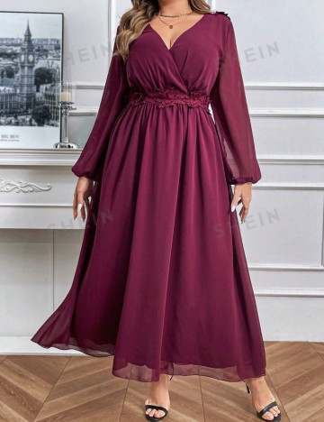 Rochie maxi Shein, vișiniu