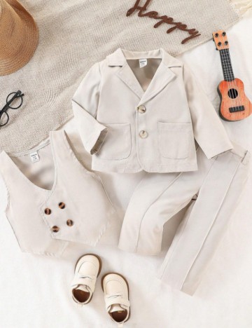 Costum Shein, bej