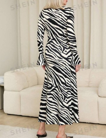 Rochie midi Shein, mix culori