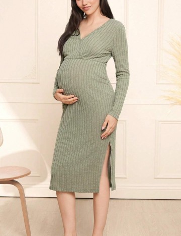 Rochie maxi Shein, verde