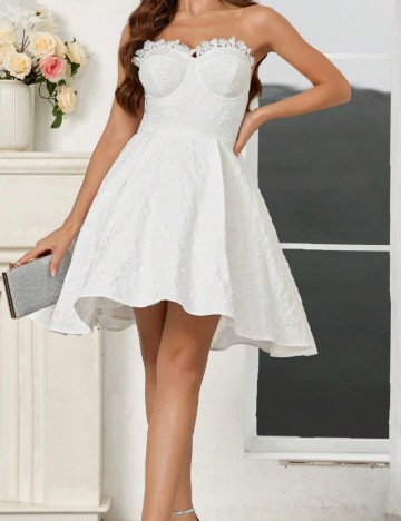 Rochie de ocazie și bridal Shein, alb