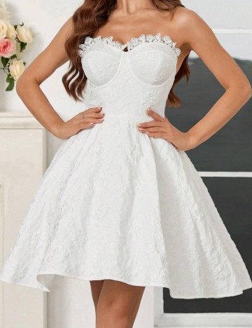 Rochie de ocazie și bridal Shein, alb