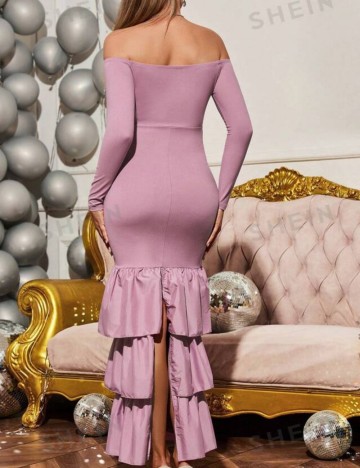 Rochie maxi Shein, roz