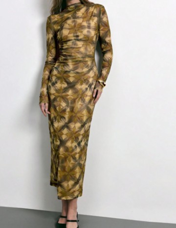 Rochie maxi Shein, mix culori
