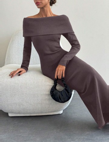 Rochie maxi Shein, maro