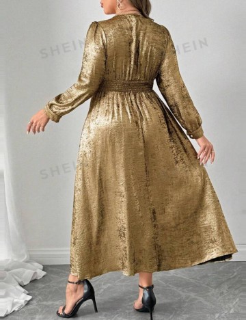 Rochie midi Shein, auriu