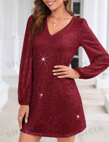 Rochie mini Shein, vișiniu