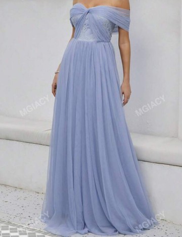 Rochie de ocazie Shein, albastru