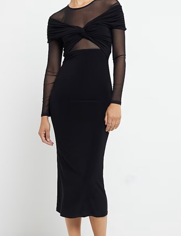 Rochie midi River Island, negru