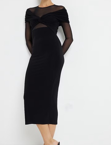 Rochie midi River Island, negru