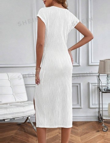 Rochie midi Shein, alb