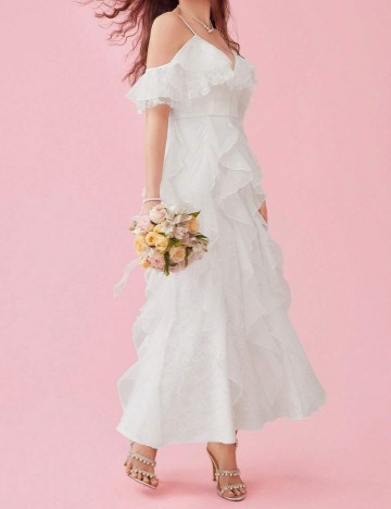 Rochie maxi Shein, alb