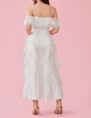 Rochie maxi Shein, alb