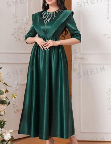 Rochie midi Shein, verde