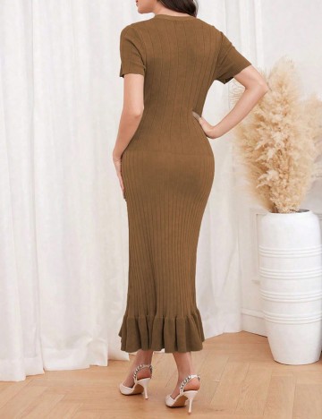 Rochie midi Shein, maro