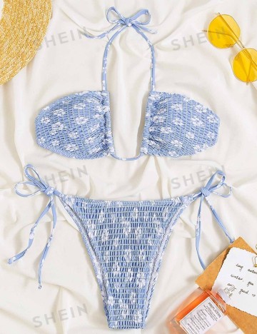 Costum de baie Shein, mix culori
