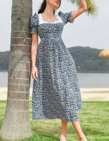 Rochie maxi Shein, mix culori