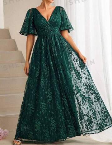 Rochie de ocazie Shein, verde